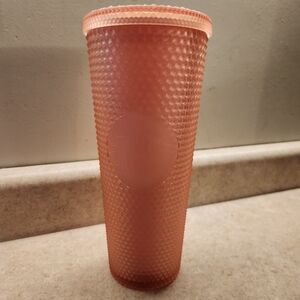 Starbucks Pink Lemonade Studded Tumbler 2022, 24oz New No Straw